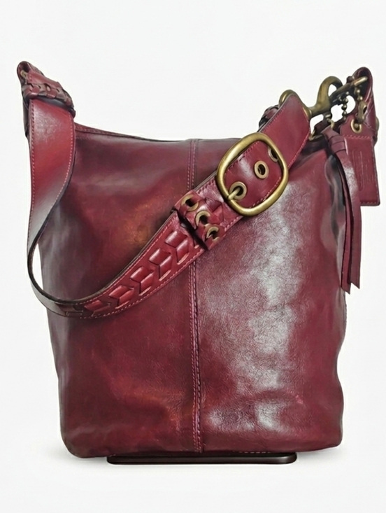 Coach Handbags - ​Coach XL Bleecker Legacy Duffle 11423 - Berry Archive Piece 2007